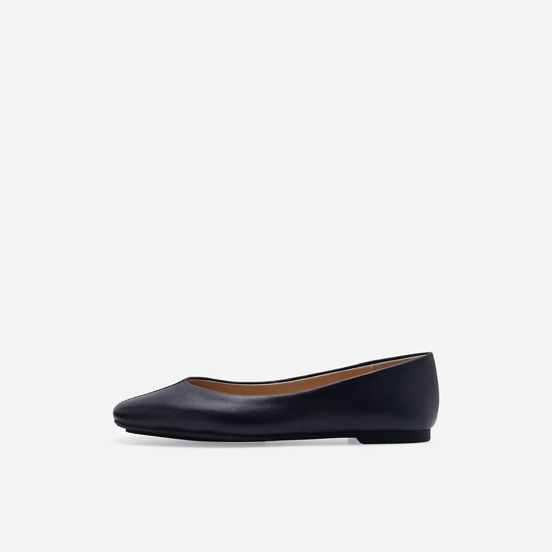 Imogen Leather Ballerina Flats