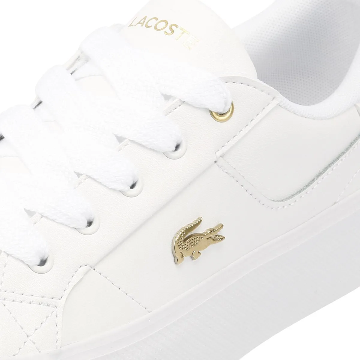 Lacoste Ziane Platform Leather Women's White Trainers