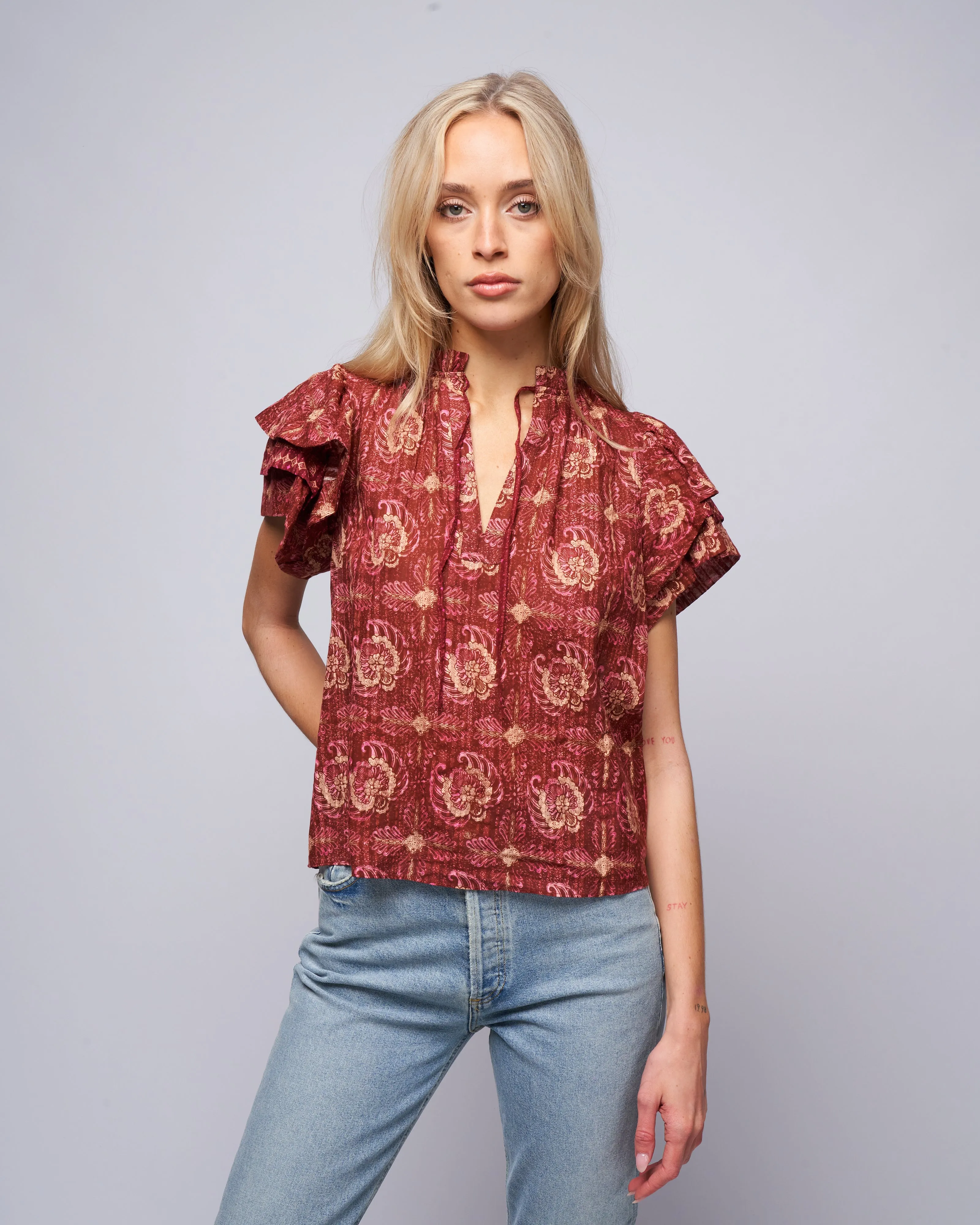 lilli top - amaranthus
